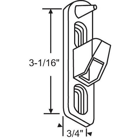Strybuc PATIO DOOR KEEPER 12-249